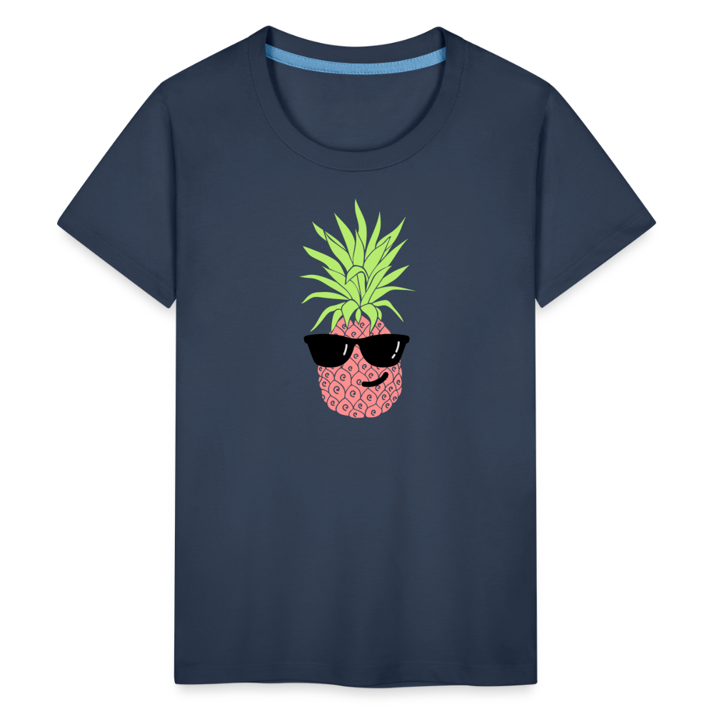 Teenager Premium T-Shirt - Ananas - Navy