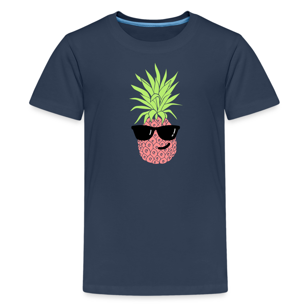 Teenager Premium T-Shirt - Ananas - Navy