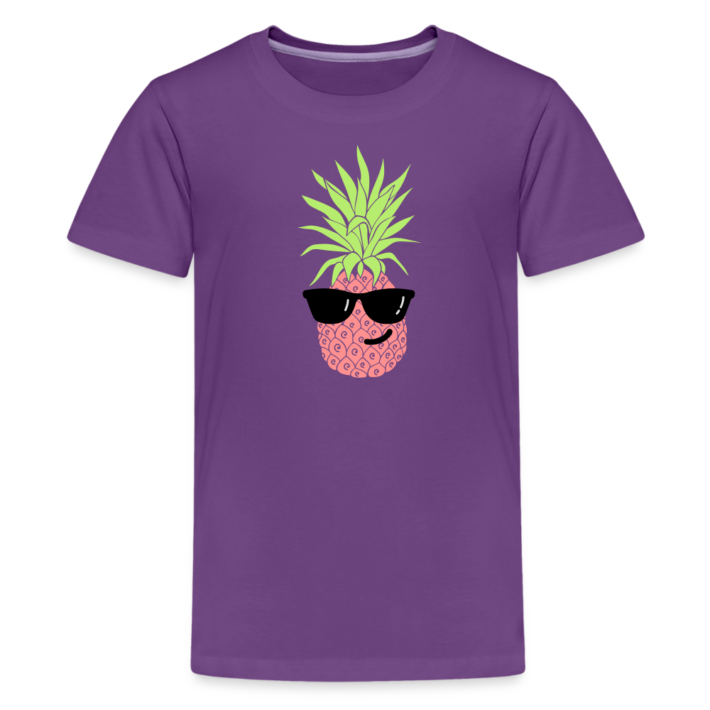 Teenager Premium T-Shirt - Ananas - Lila