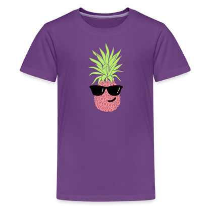 Teenager Premium T-Shirt - Ananas - Lila