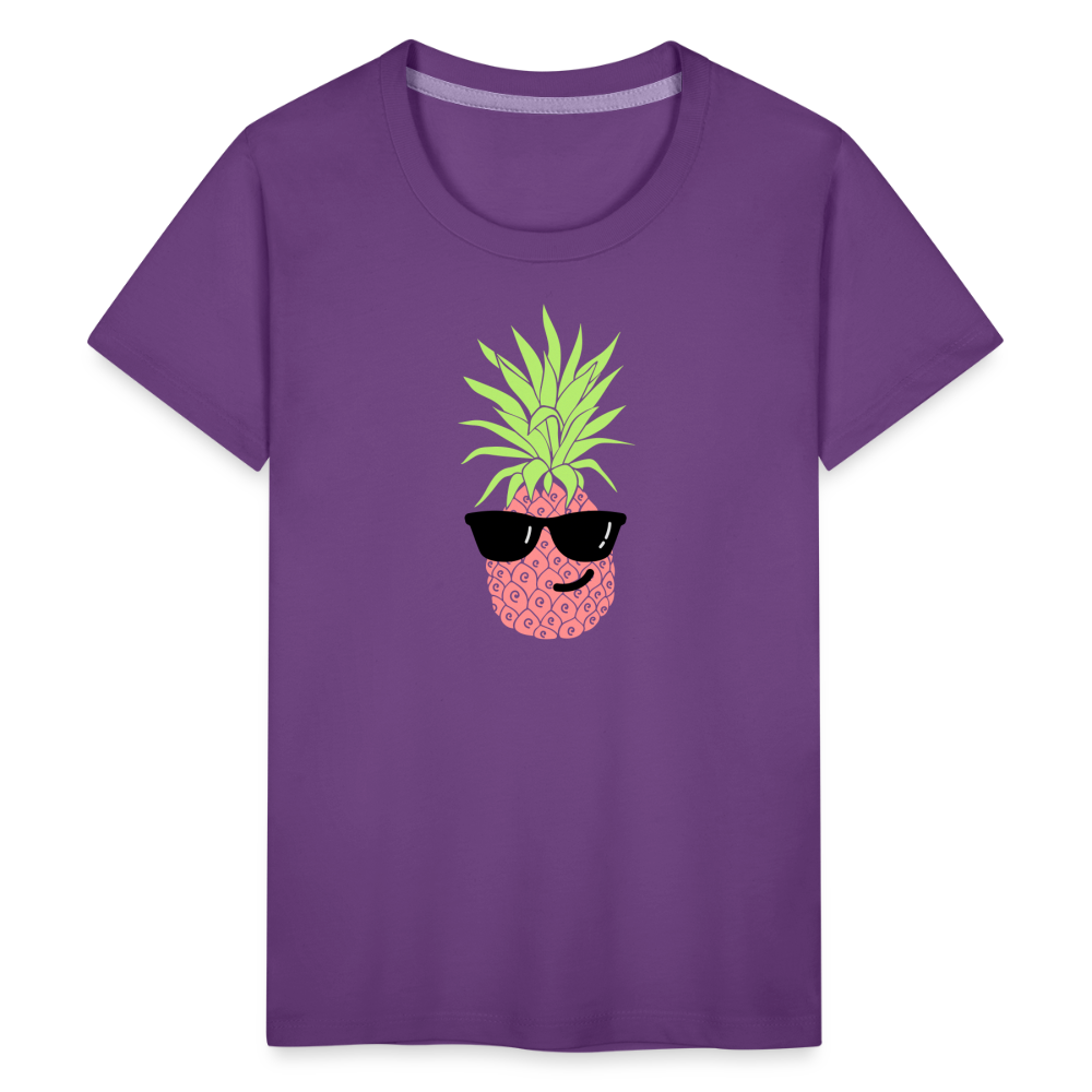 Teenager Premium T-Shirt - Ananas - Lila