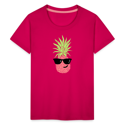 Teenager Premium T-Shirt - Ananas - dunkles Pink