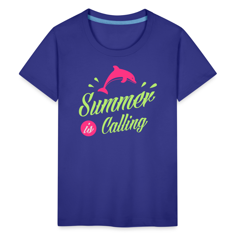 Teenager Premium T-Shirt - Summer is calling - Königsblau