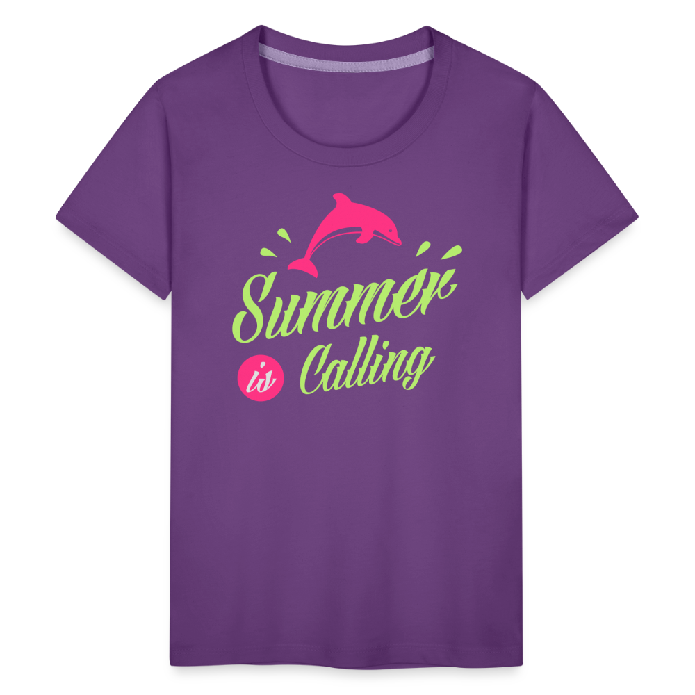 Teenager Premium T-Shirt - Summer is calling - Lila