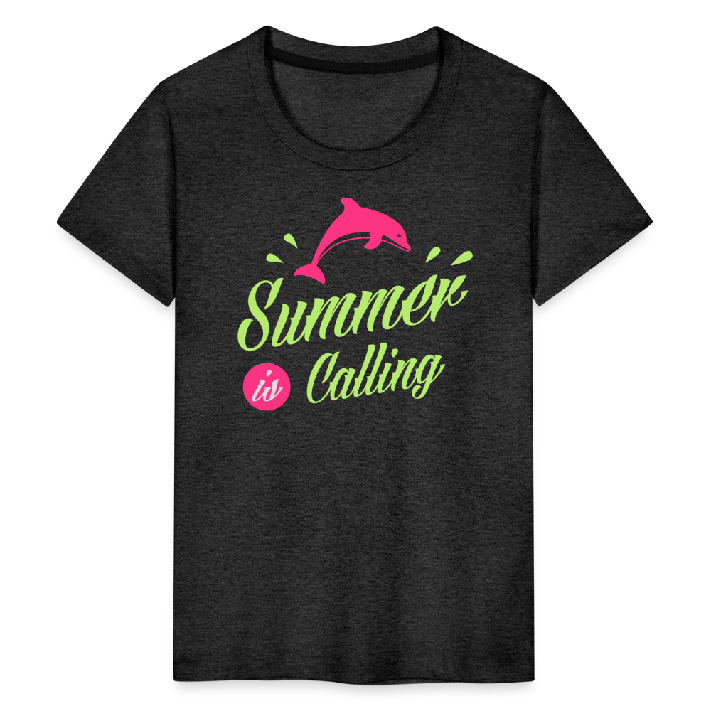 Teenager Premium T-Shirt - Summer is calling - Anthrazit