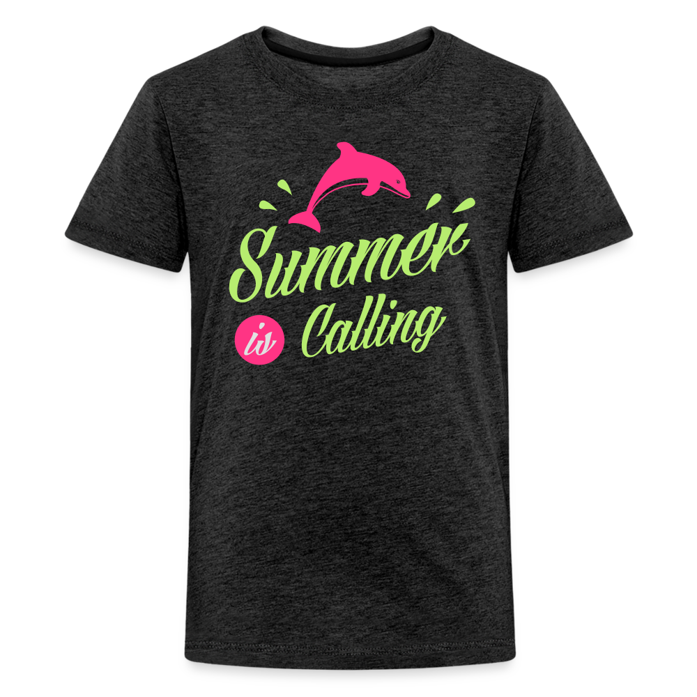 Teenager Premium T-Shirt - Summer is calling - Anthrazit