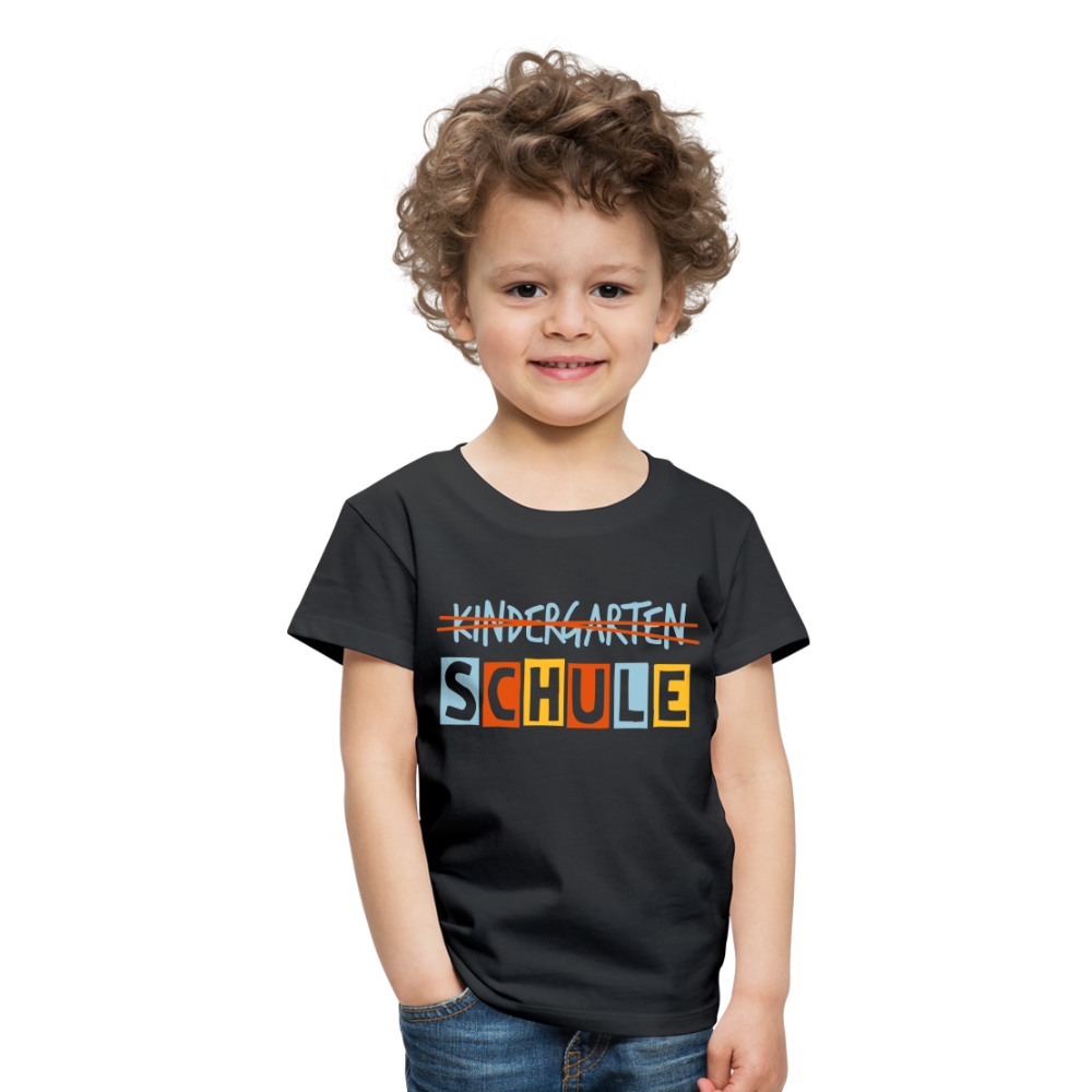 Kinder Premium T-Shirt - Schule - Schwarz