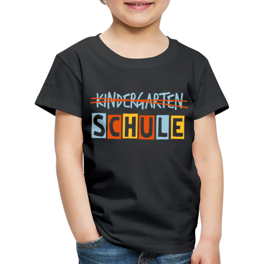 Kinder Premium T-Shirt - Schule - Schwarz