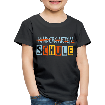 Kinder Premium T-Shirt - Schule - Schwarz