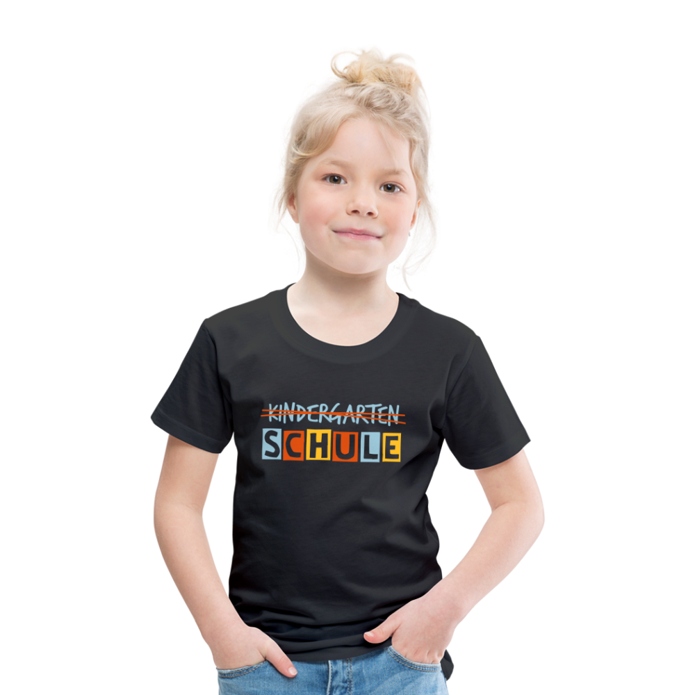 Kinder Premium T-Shirt - Schule - Schwarz