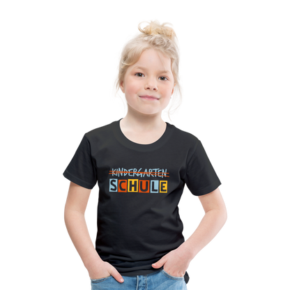 Kinder Premium T-Shirt - Schule - Schwarz