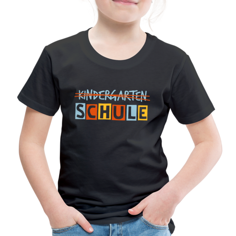 Kinder Premium T-Shirt - Schule - Schwarz