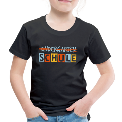 Kinder Premium T-Shirt - Schule - Schwarz