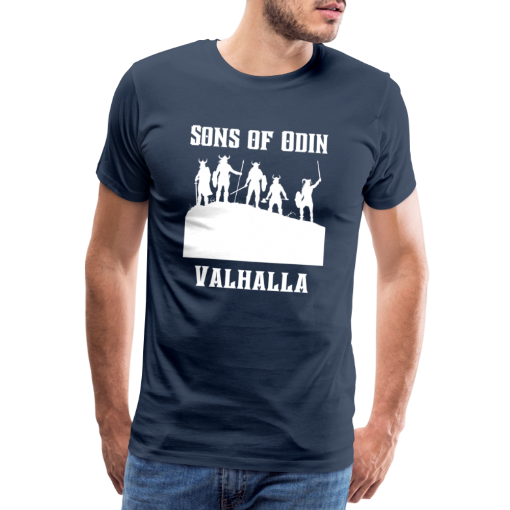 Männer Premium T-Shirt - Sons of Odin - Navy