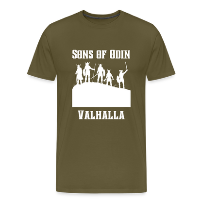 Männer Premium T-Shirt - Sons of Odin - Khaki