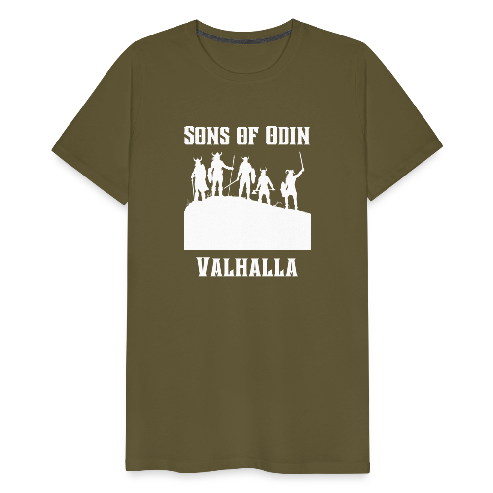 Männer Premium T-Shirt - Sons of Odin - Khaki