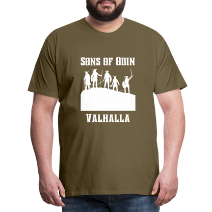 Männer Premium T-Shirt - Sons of Odin - Khaki