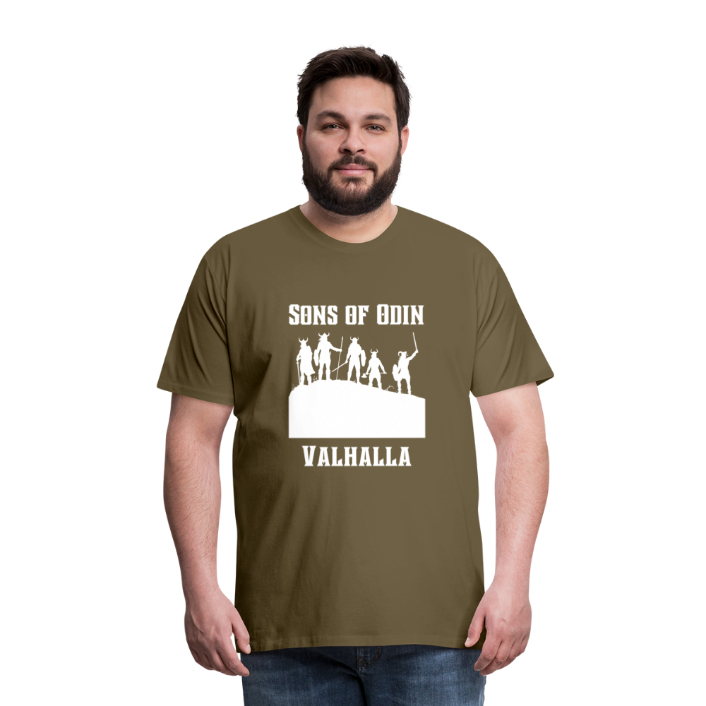 Männer Premium T-Shirt - Sons of Odin - Khaki