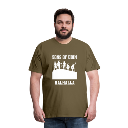 Männer Premium T-Shirt - Sons of Odin - Khaki