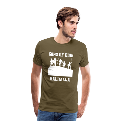 Männer Premium T-Shirt - Sons of Odin - Khaki