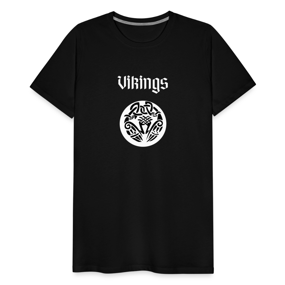 Männer Premium T-Shirt - Vikings - Schwarz