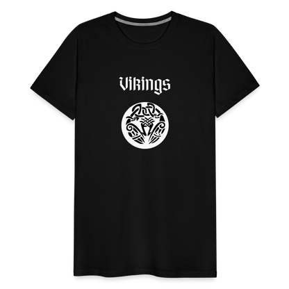 Männer Premium T-Shirt - Vikings - Schwarz