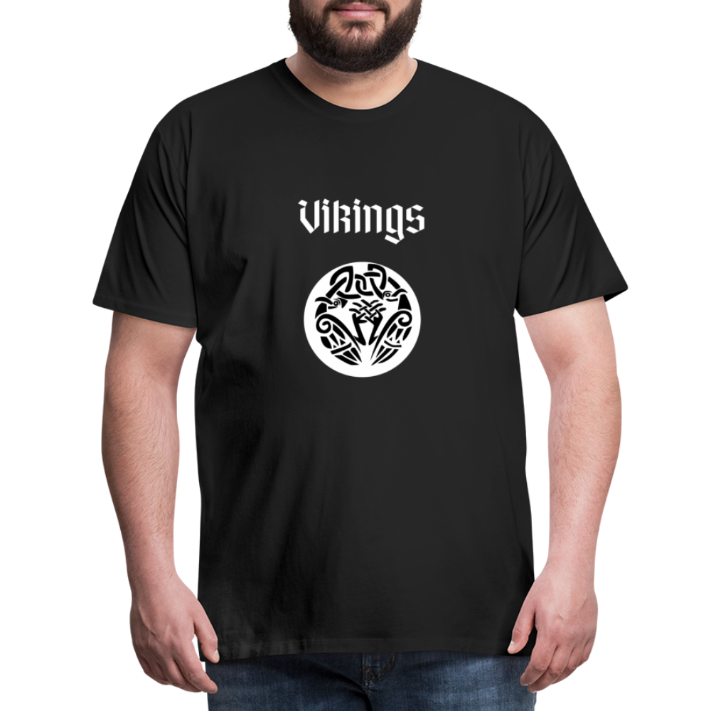 Männer Premium T-Shirt - Vikings - Schwarz