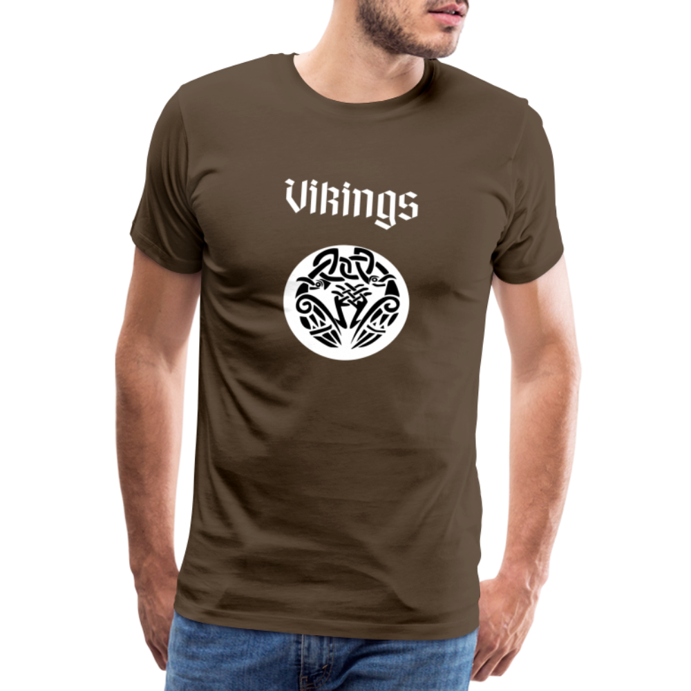 Männer Premium T-Shirt - Vikings - Edelbraun