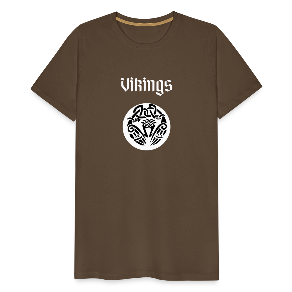 Männer Premium T-Shirt - Vikings - Edelbraun