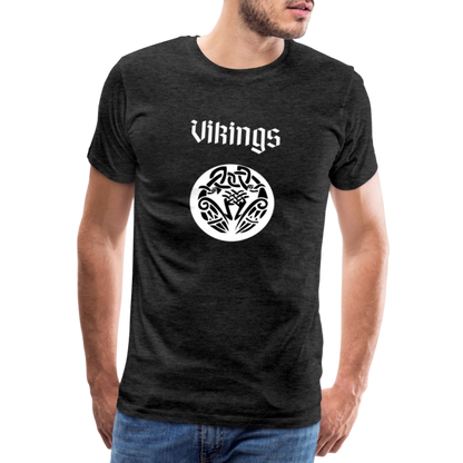 Männer Premium T-Shirt - Vikings - Anthrazit