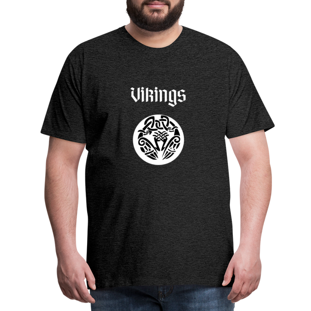 Männer Premium T-Shirt - Vikings - Anthrazit