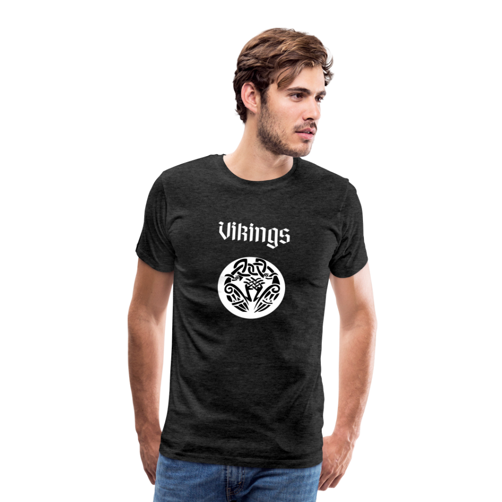 Männer Premium T-Shirt - Vikings - Anthrazit