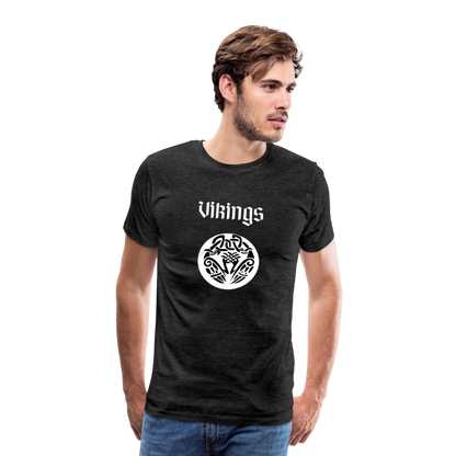 Männer Premium T-Shirt - Vikings - Anthrazit