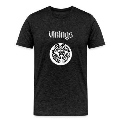 Männer Premium T-Shirt - Vikings - Anthrazit