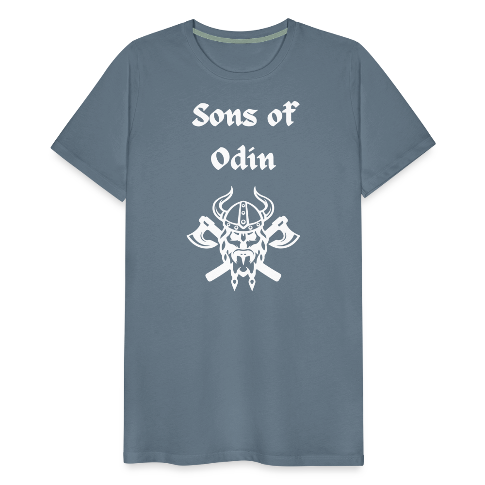 Männer Premium T-Shirt - Sons of Odin 2 - Blaugrau