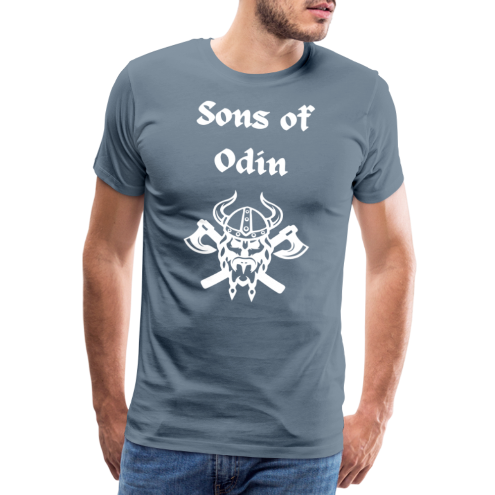 Männer Premium T-Shirt - Sons of Odin 2 - Blaugrau