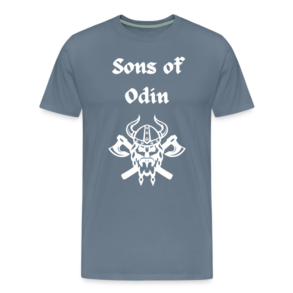 Männer Premium T-Shirt - Sons of Odin 2 - Blaugrau