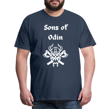 Männer Premium T-Shirt - Sons of Odin 2 - Navy