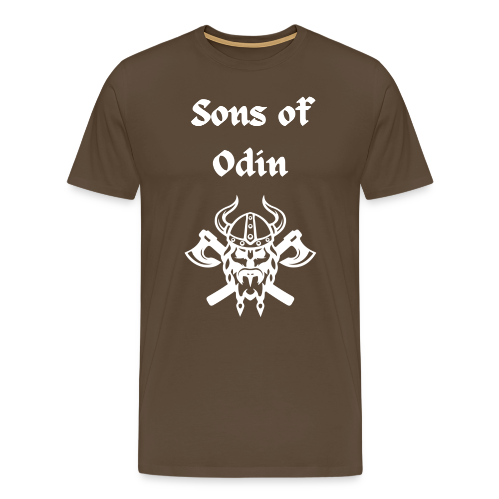 Männer Premium T-Shirt - Sons of Odin 2 - Edelbraun