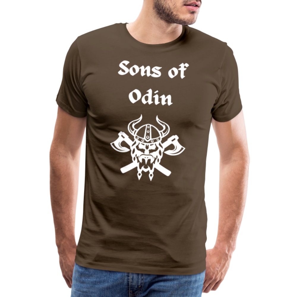 Männer Premium T-Shirt - Sons of Odin 2 - Edelbraun