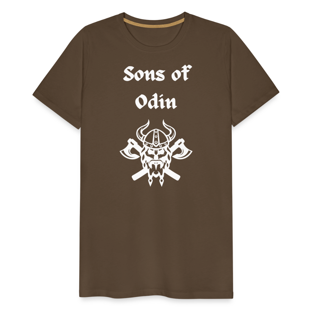 Männer Premium T-Shirt - Sons of Odin 2 - Edelbraun