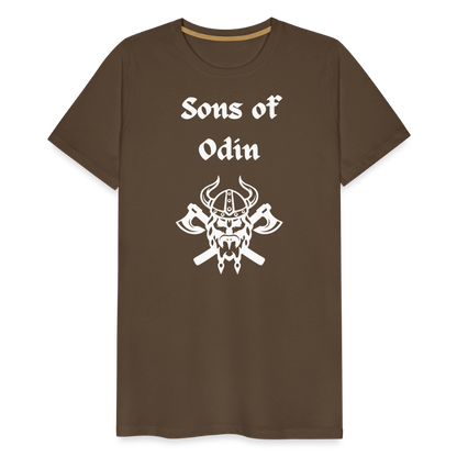 Männer Premium T-Shirt - Sons of Odin 2 - Edelbraun