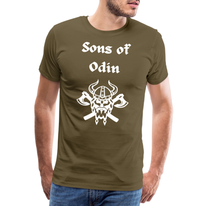 Männer Premium T-Shirt - Sons of Odin 2 - Khaki