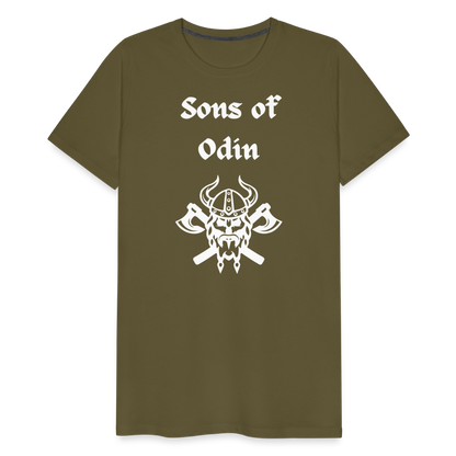 Männer Premium T-Shirt - Sons of Odin 2 - Khaki