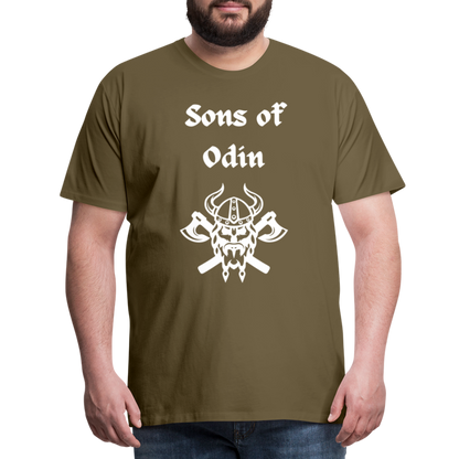 Männer Premium T-Shirt - Sons of Odin 2 - Khaki