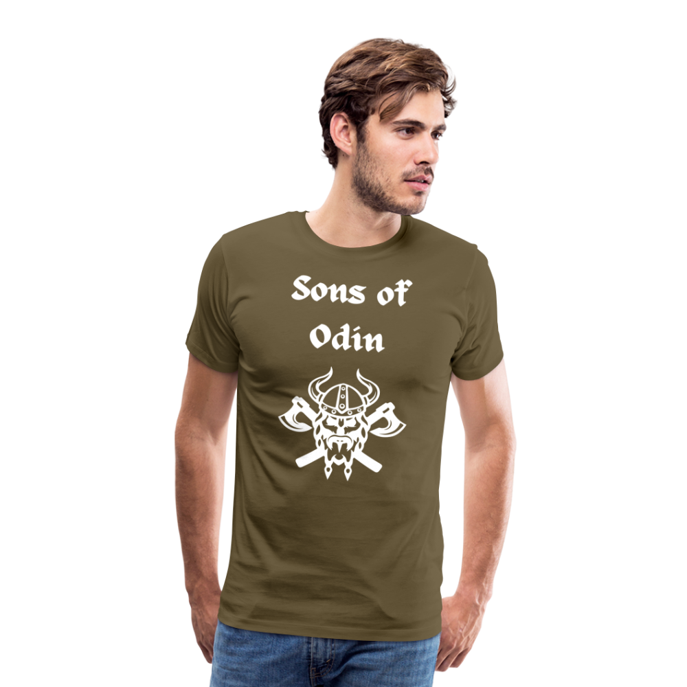 Männer Premium T-Shirt - Sons of Odin 2 - Khaki