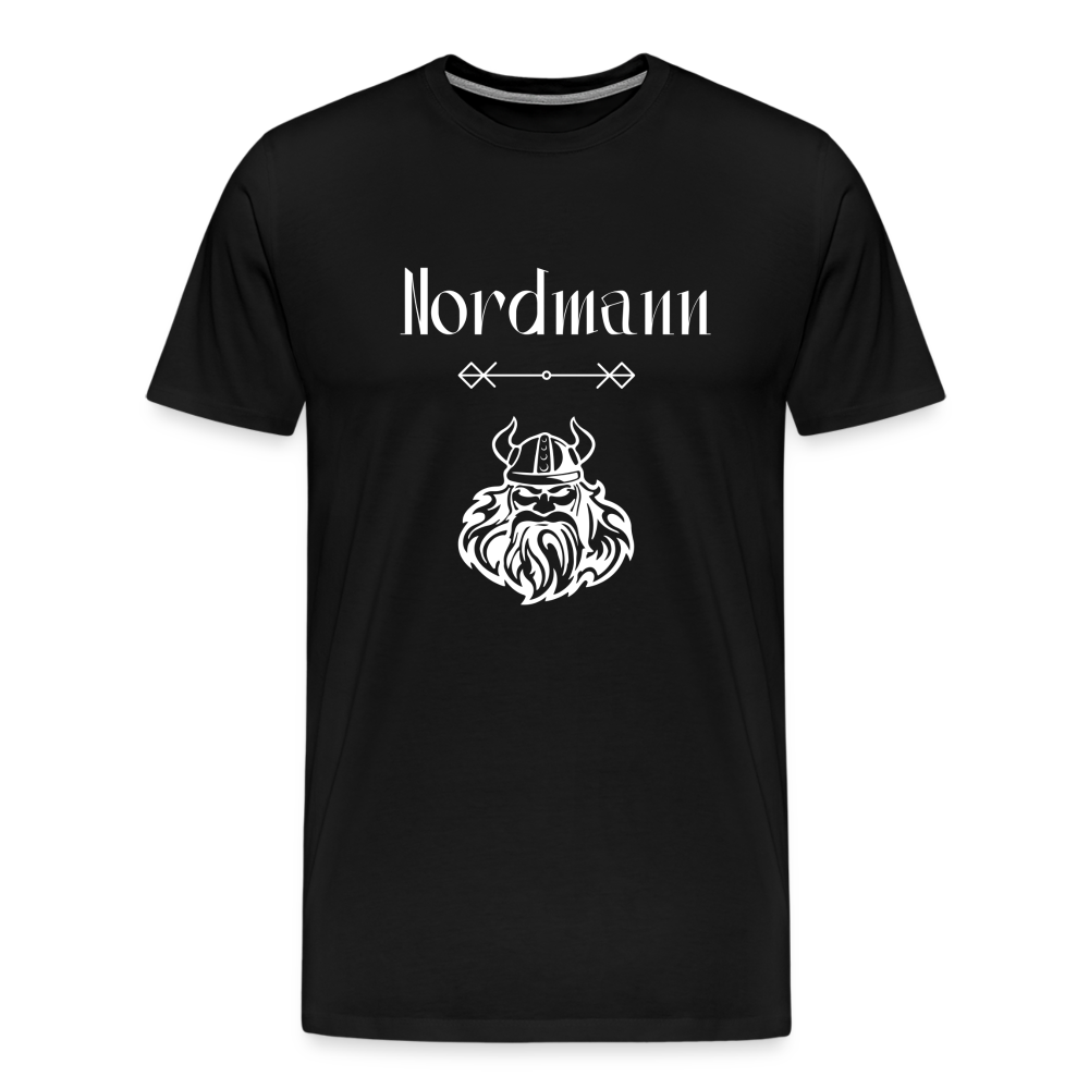 Männer Premium T-Shirt - Nordmann - Schwarz