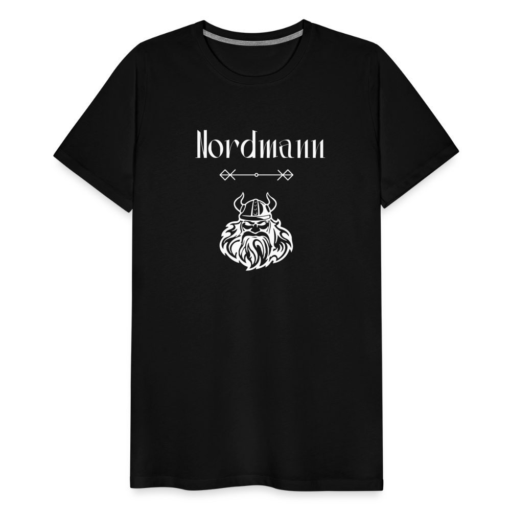 Männer Premium T-Shirt - Nordmann - Schwarz