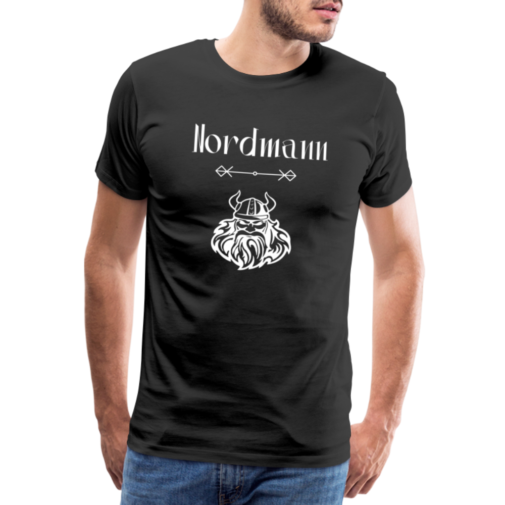 Männer Premium T-Shirt - Nordmann - Schwarz