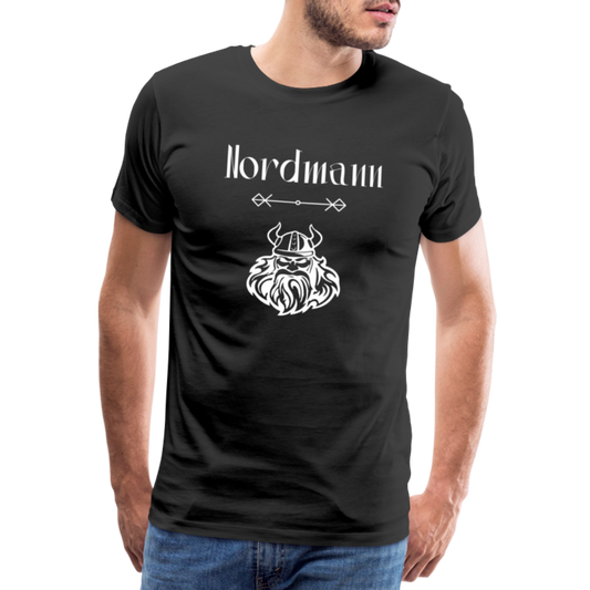 Männer Premium T-Shirt - Nordmann - Schwarz